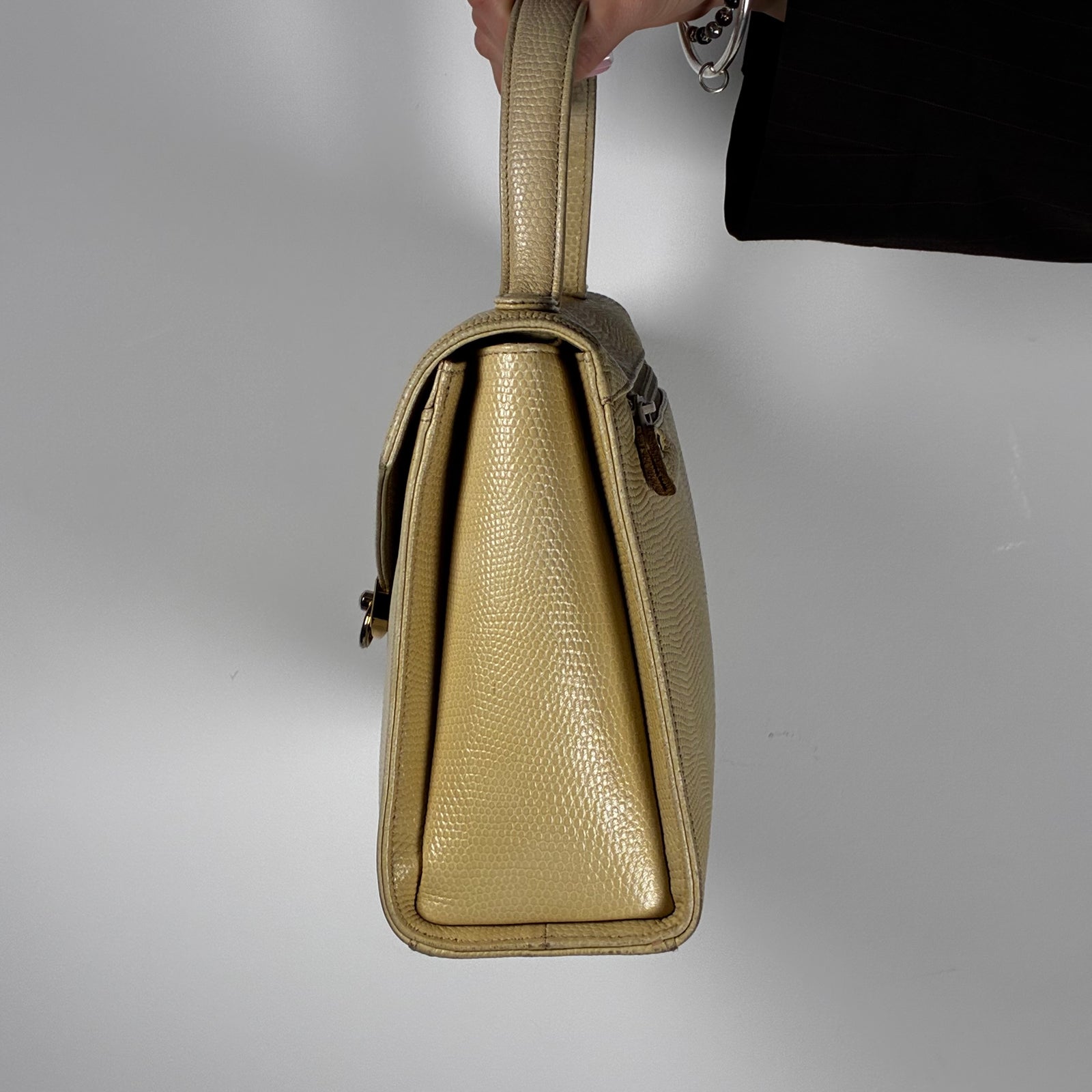 Ungaro beige and gold city bag