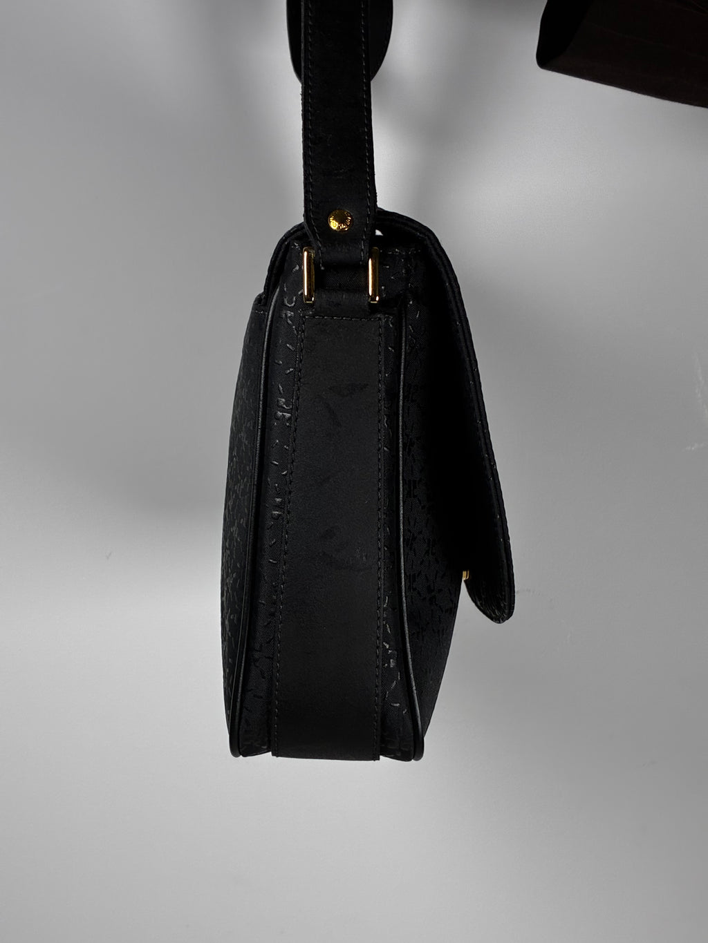 Courreges unisex satchel black/grey