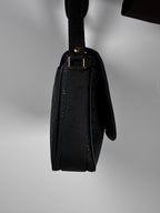 Courreges unisex satchel black/grey