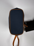 Courreges navy leather bag