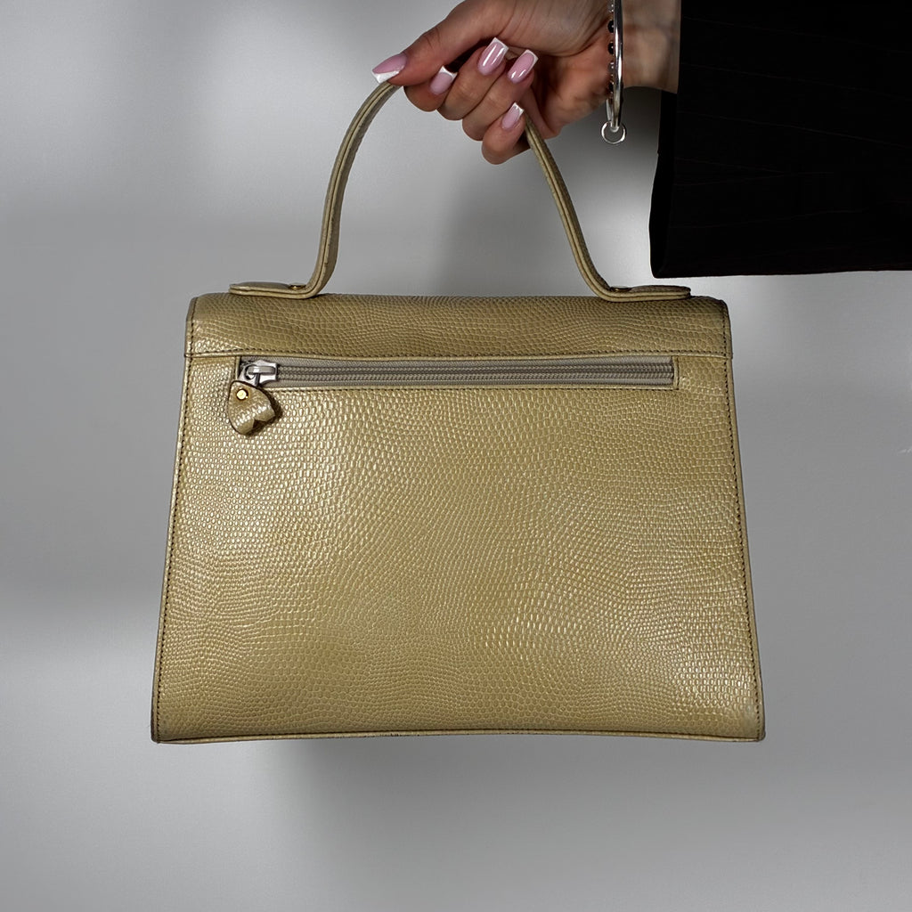 Ungaro beige and gold city bag