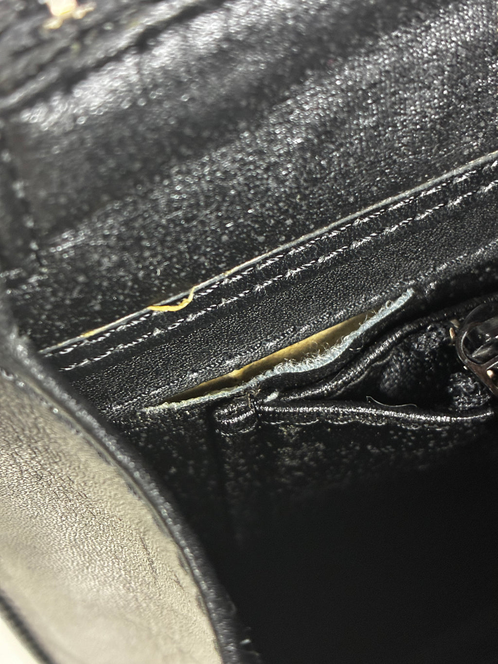 UNGARO Black City Bag with Twisted Gilt Hardware M