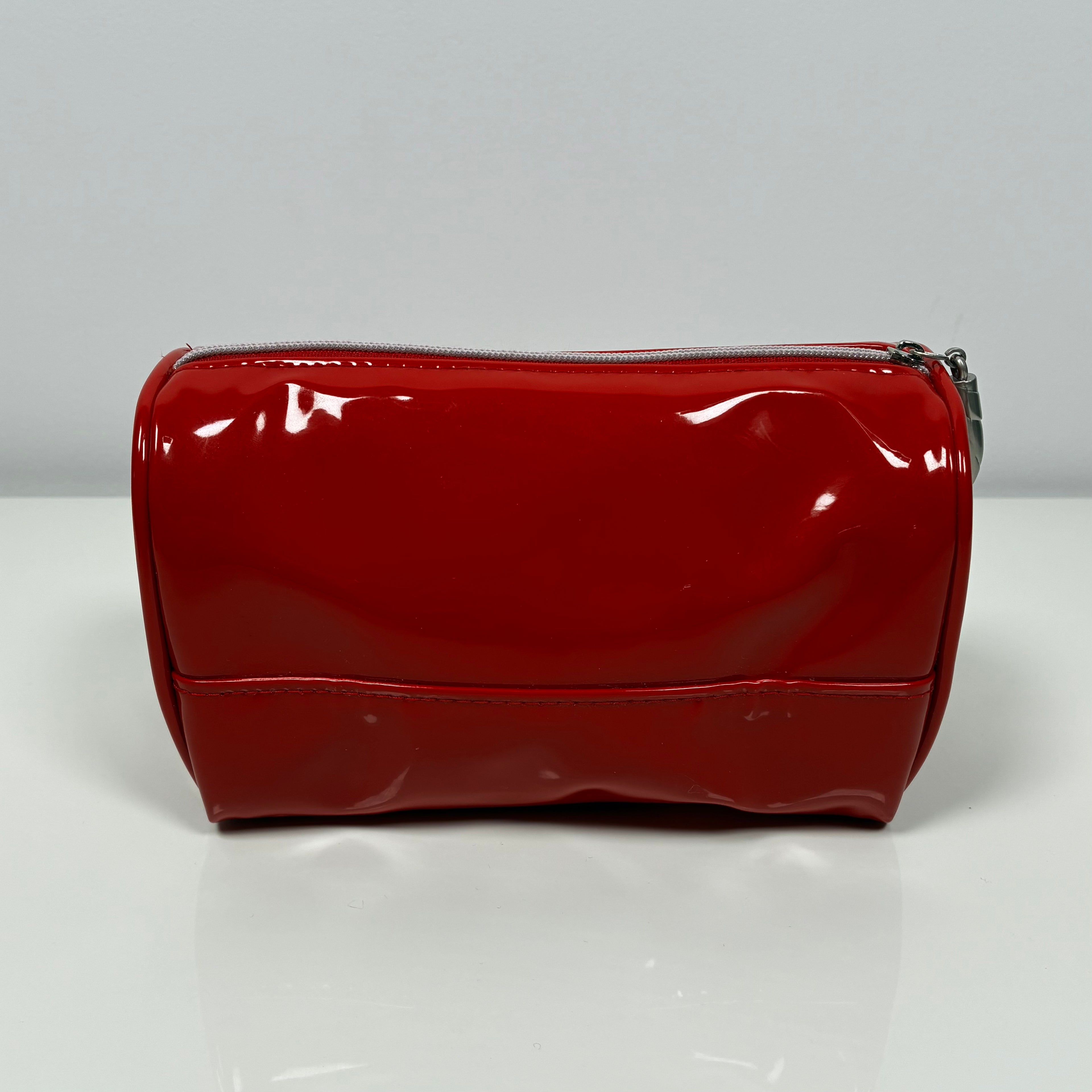 Givenchy Pochette Trousse Vernis Rouge, Zip Argenté
