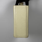 Ungaro Sac à main bandoullière cuir croco beige