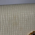 Ungaro Sac à main bandoullière cuir croco beige