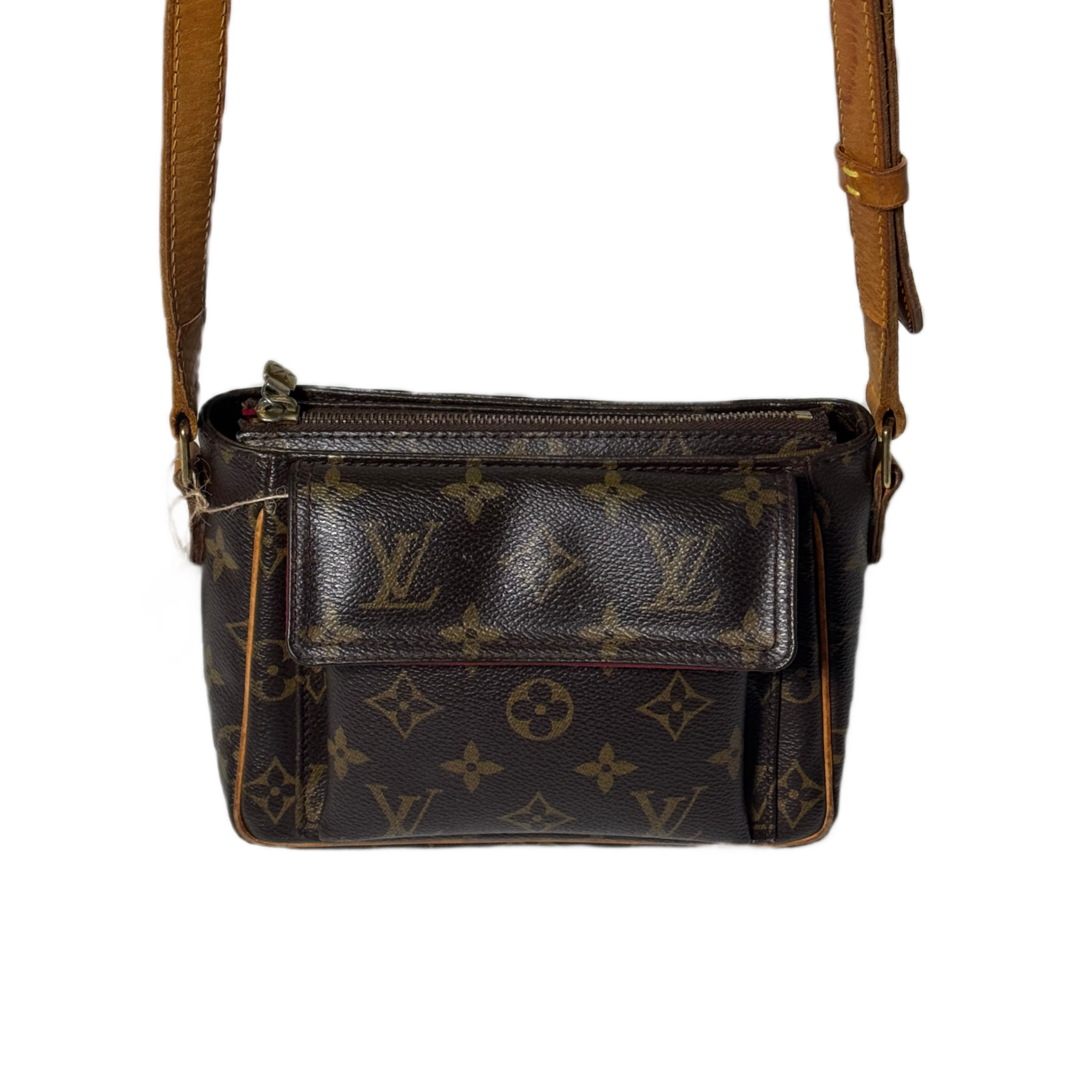 LOUIS VUITTON Viva-Cité PM besace avec poche frontale plaquée