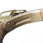 HERMÈS Montre HERMÈS Kelly  avec boite Quartz GP/bracelet cuir d'origine avec cadenas