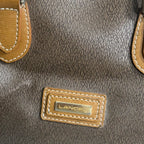 LANCEL Sac boston lancel marron avec logo L