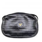 VALENTINO  LOTX2 Mario Valentino 2 pièces Sac bandoulière, pochette cuir noir logo vendu à l'unité