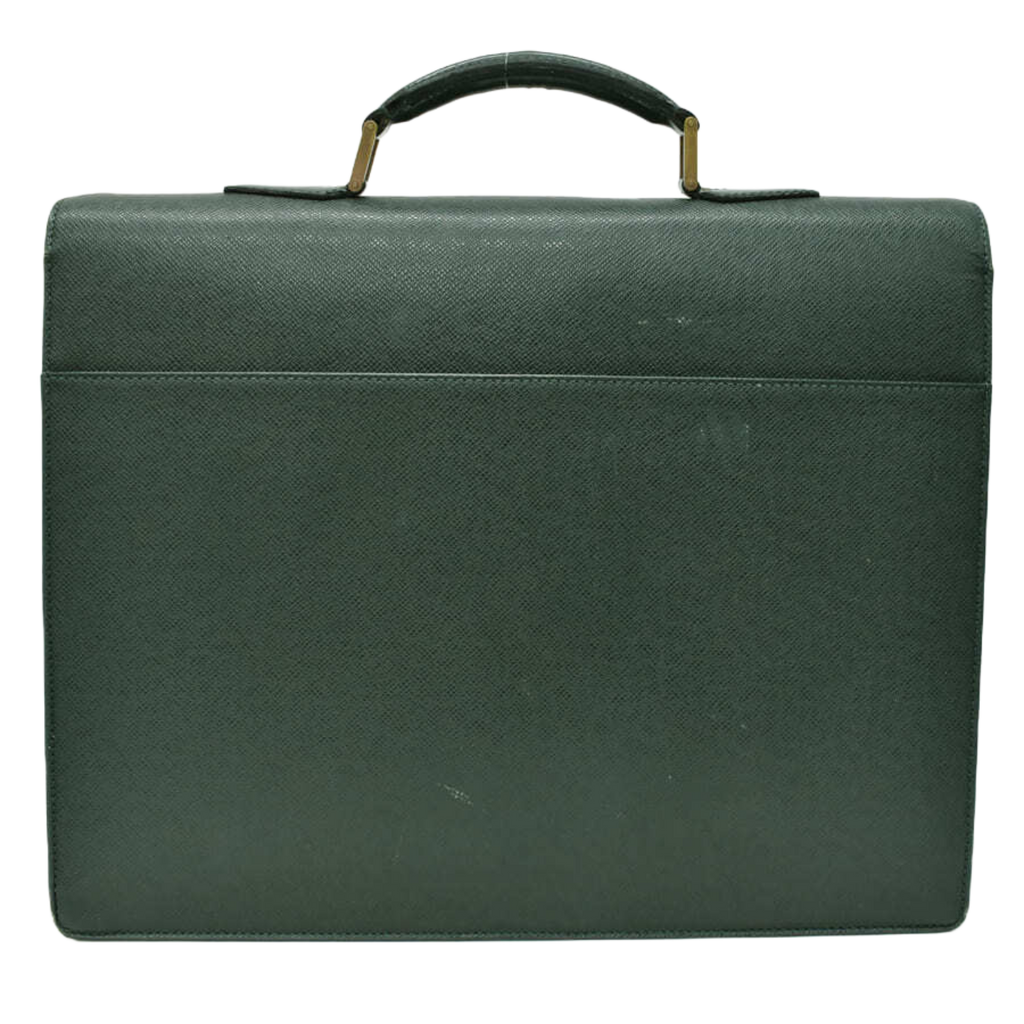 LOUIS VUITTON Porte-document LV Moscova vert taiga épicéa