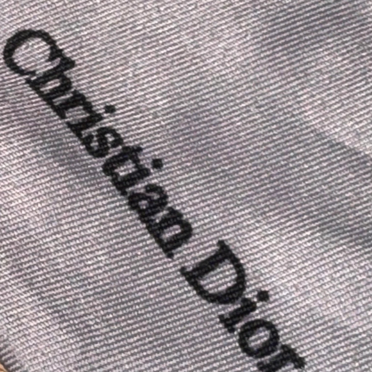 DIOR Twilly DIOR oblique avec imprimé gris 100% SOIE, 95cm