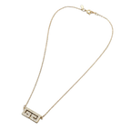 GIVENCHY Collier en or, logo, bijoux en strass, en excellent état