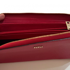 Furla Portefeuille long cerise multifonction