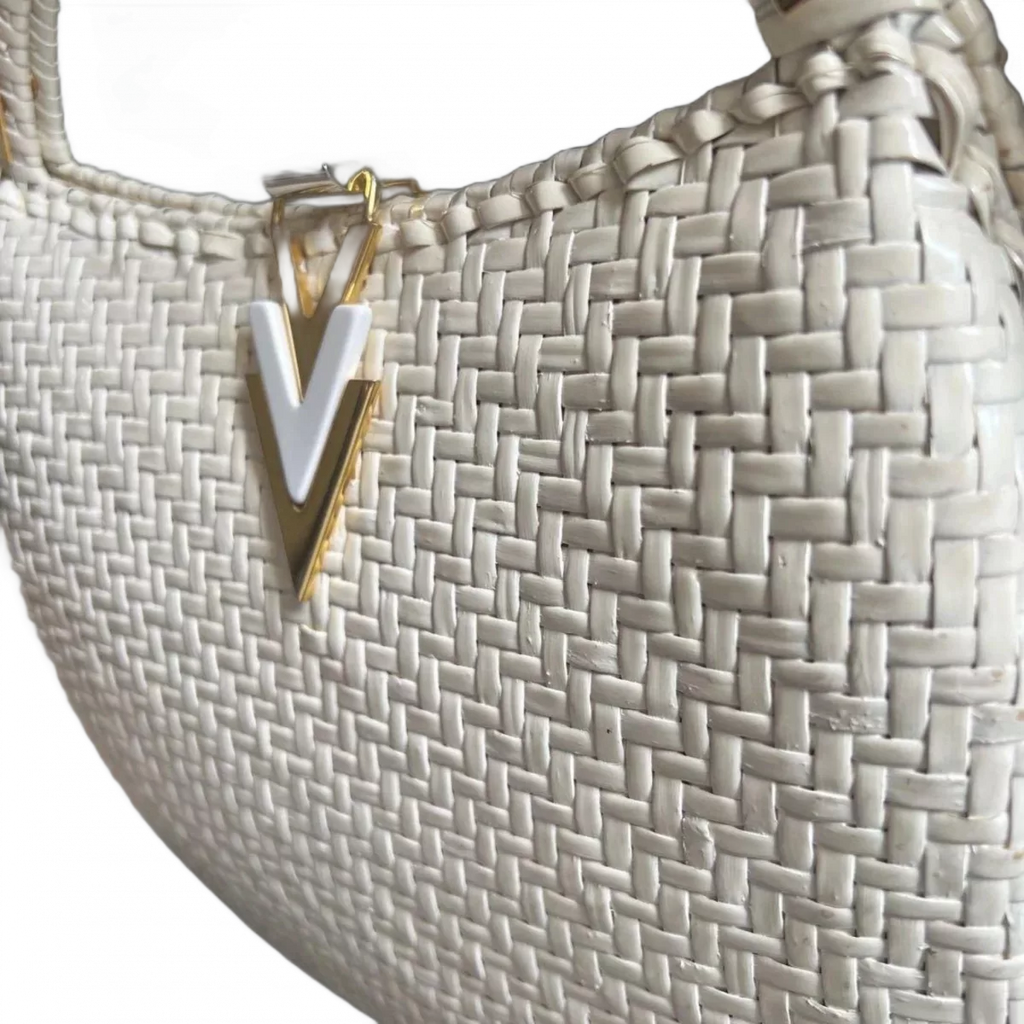 VALENTINO Sac panier blanc Mario Valentino