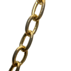COURRÈGES Collier Pendentif Or Coeur entrelassé et strass Logo