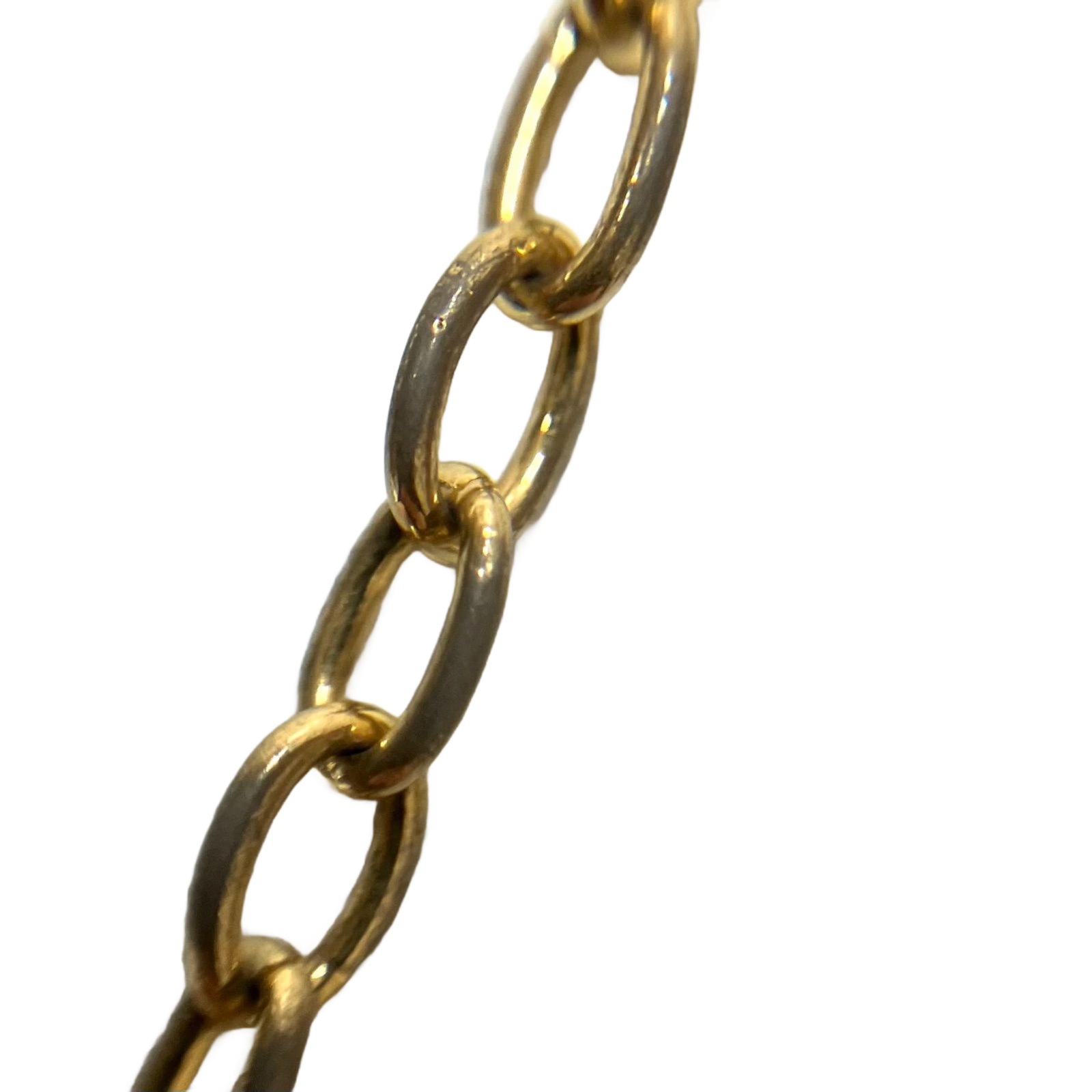 COURRÈGES Collier Pendentif Or Coeur entrelassé et strass Logo