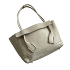 Bottega Veneta Cream Grained Leather Tote Bag