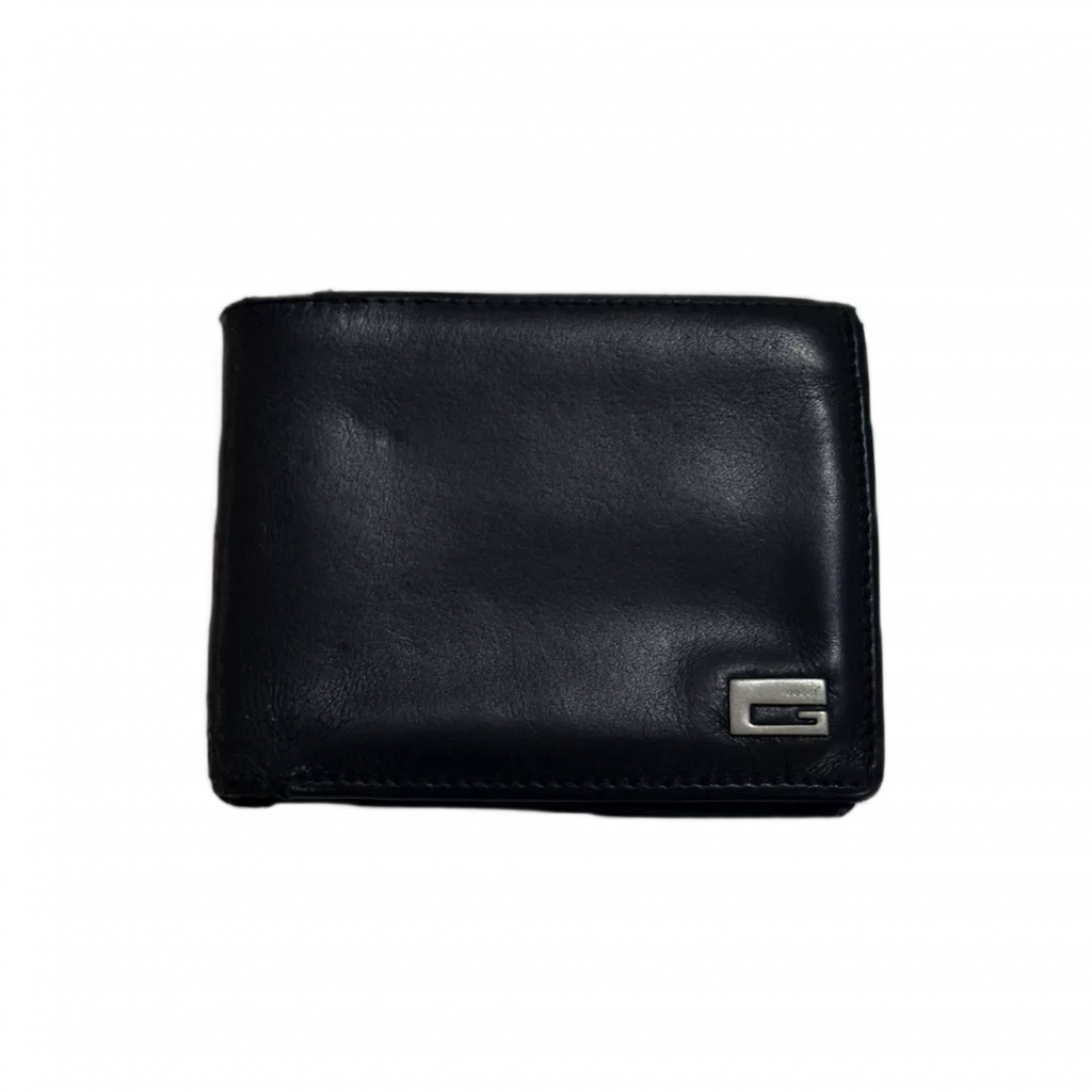 GUCCI Portefeuille Noir Gucci logo G argenté