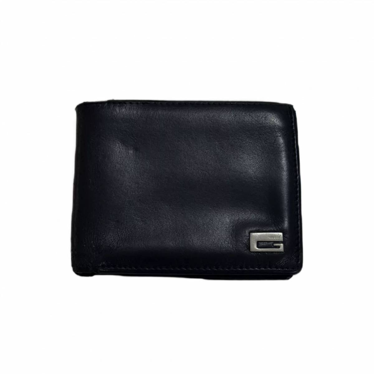 GUCCI Portefeuille Noir Gucci logo G argenté