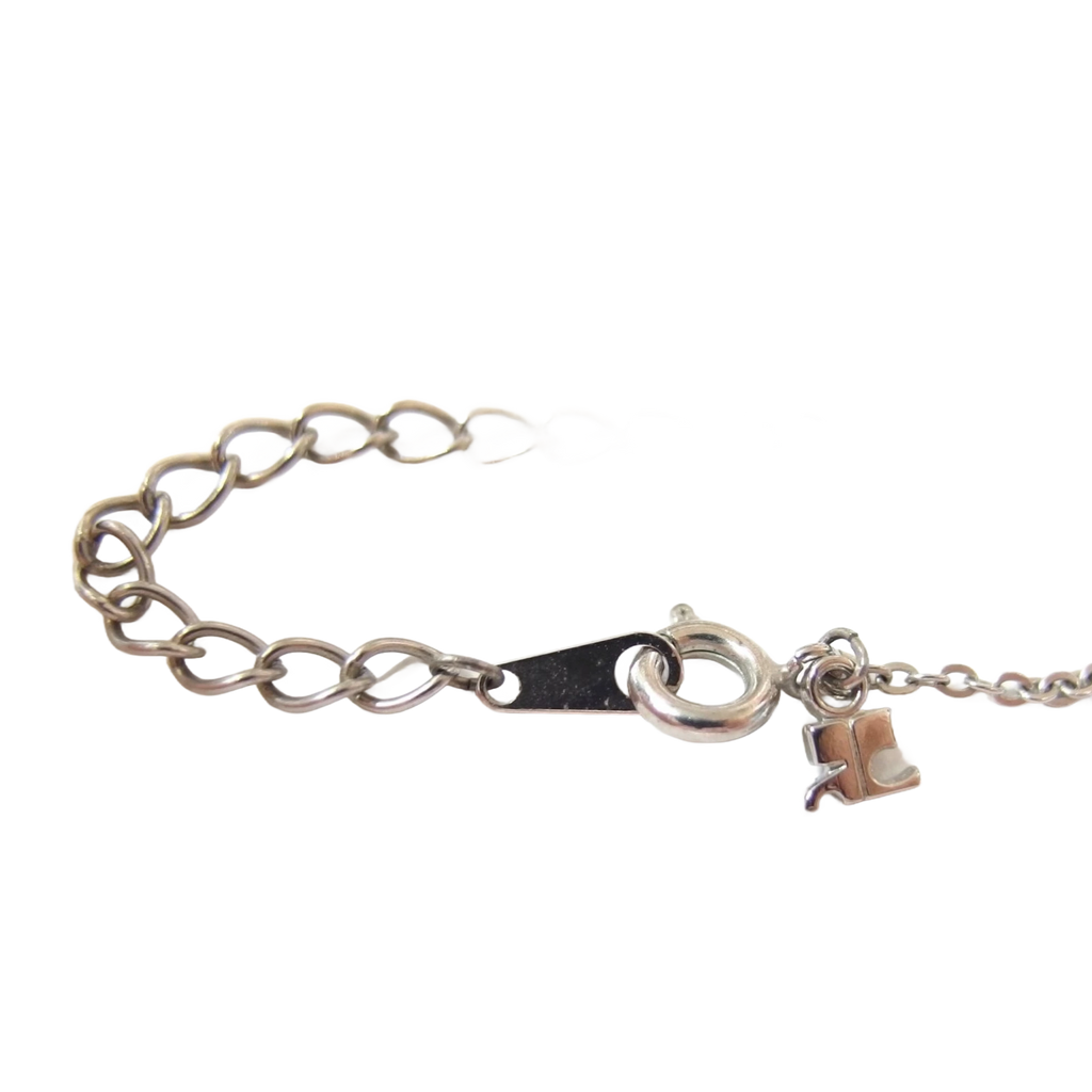 COURRÈGES Collier en forme de cœur avec strass