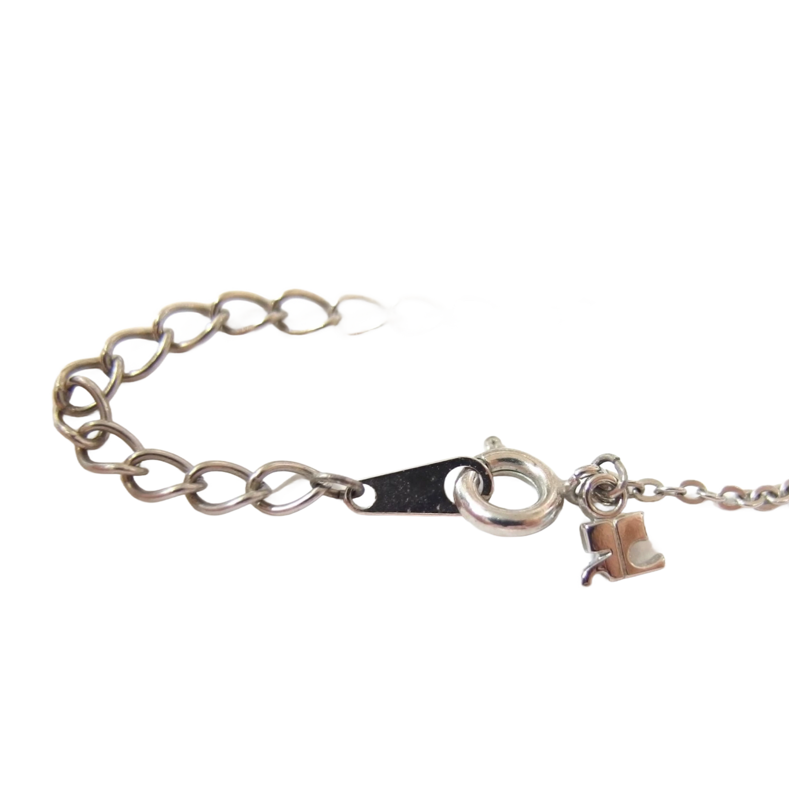 COURRÈGES Collier en forme de cœur avec strass