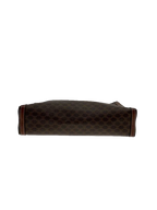 CÉLINE Pochette clutch toile Macadam marron