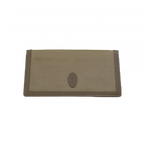 SAINT LAURENT Portefeuille long YSL toile beige&marron