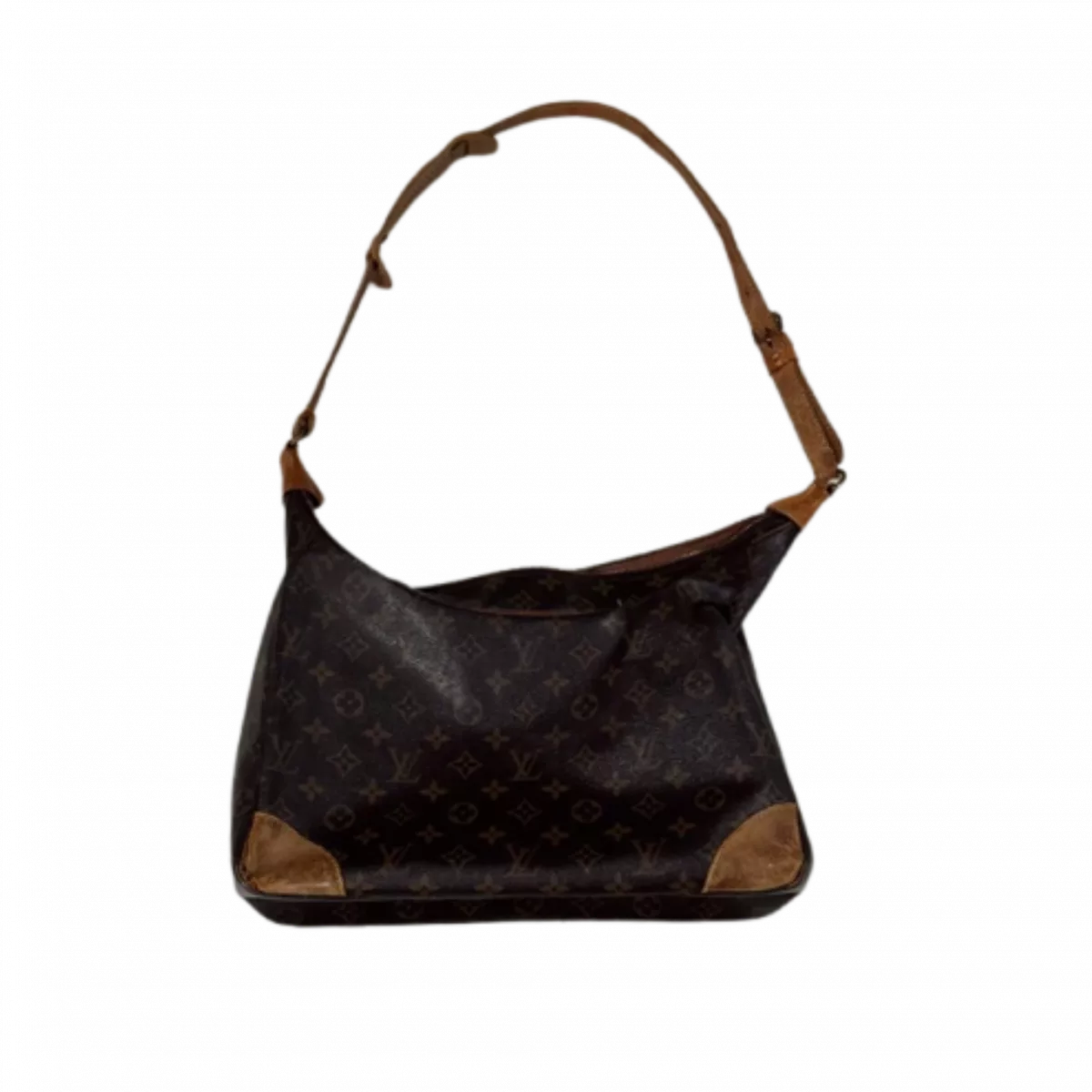 LOUIS VUITTON Boulogne 30/35  forme hobo, bandoulière ajustable