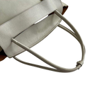 Bottega Veneta Cream Grained Leather Tote Bag