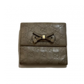 GUCCI Portefeuille Gucci noeud beige Toile GG