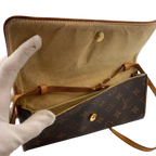 LOUIS VUITTON Monogram Wallet on Chain Pochette