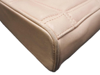 Nina Ricci Shoulder Bag Medium Beige Quilted Leather Vintage Gold Hardware