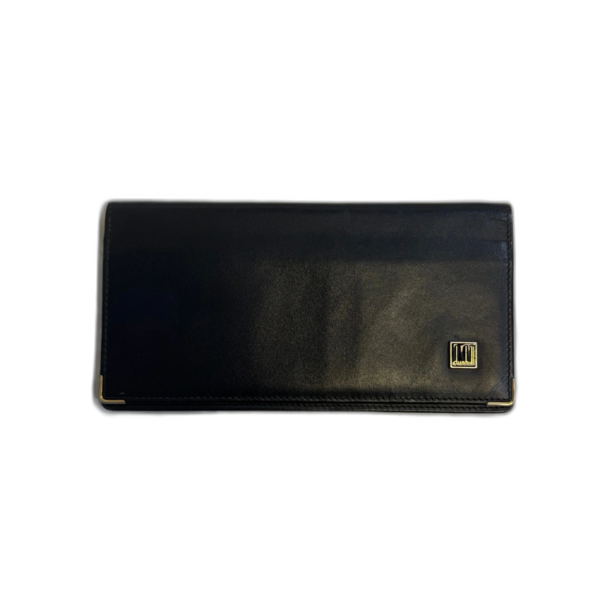 DUNHILL Portefeuille long noir dunhill avec logo doré