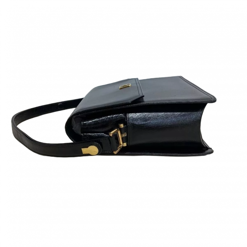 PIERRE CARDIN Sac bandoulière pierre cardin noir avec détails dorés et logo