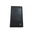 DUNHILL Portefeuille long noir & bijouterie or Dunhill