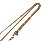 COURRÈGES Collier Cœur Or Logo avec Pierre