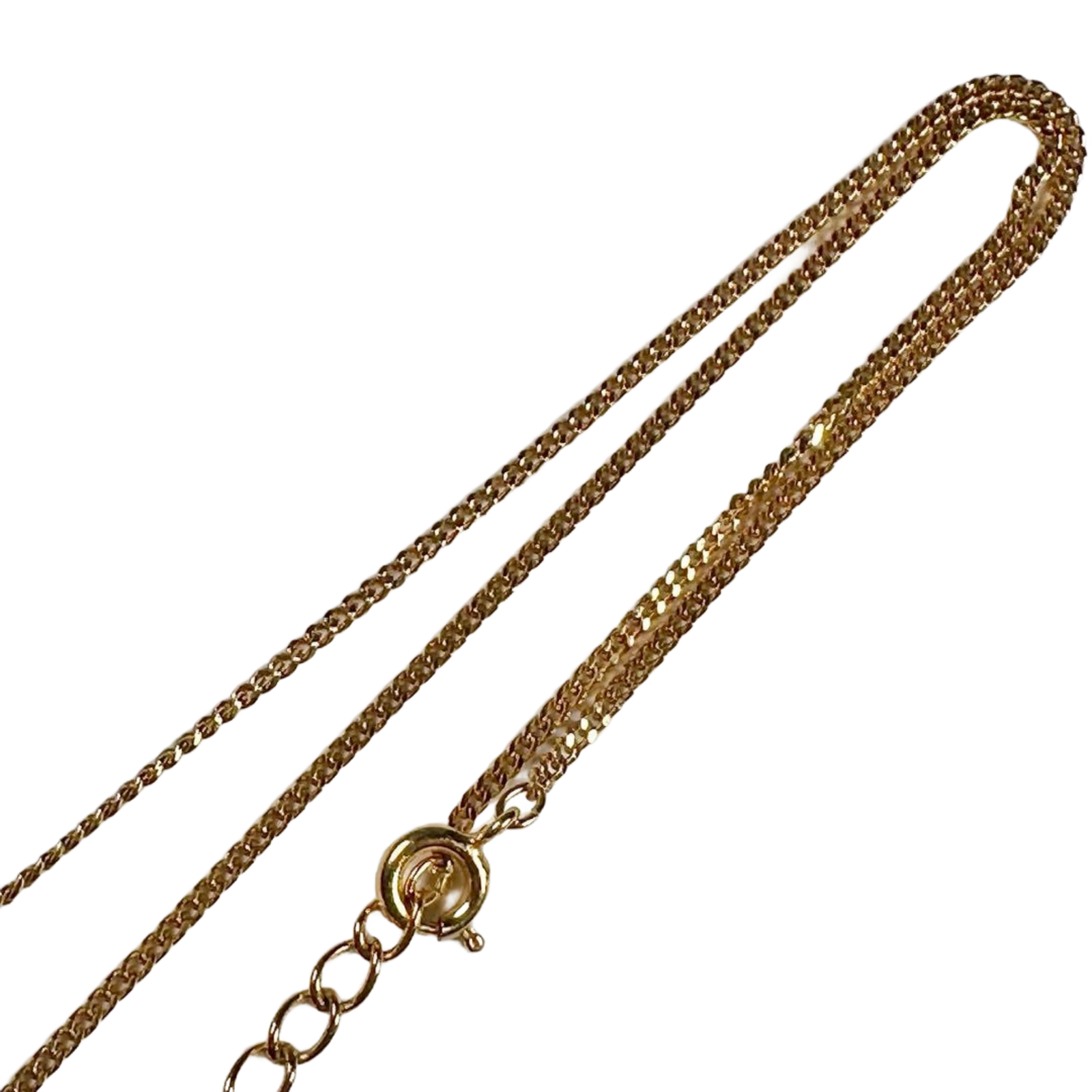 COURRÈGES Collier Cœur Or Logo avec Pierre