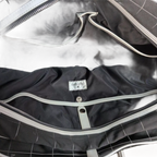 COURRÈGES Sac Boston Courrèges Y2K Noir blanc carreaux Grande Capacité