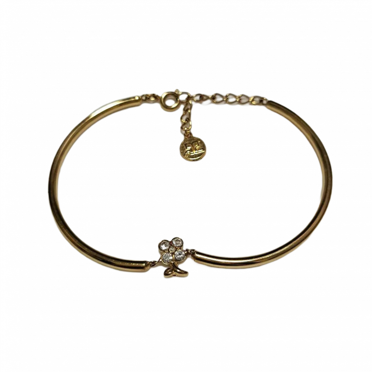 COURRÈGES Bracelet raisin en or strass