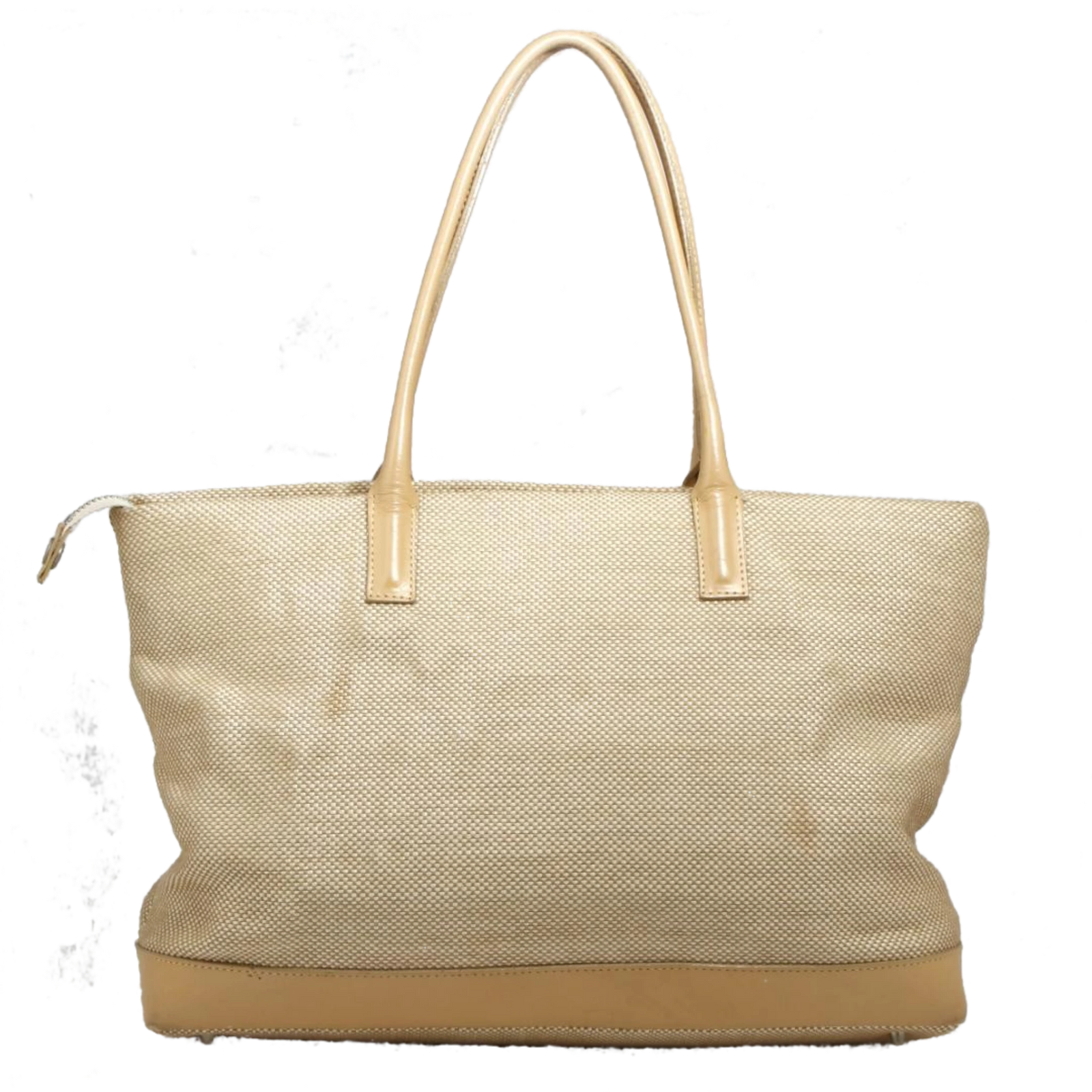 COURRÈGES Sac cabas beige Cg1735, grande capacité A4