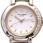 COURRÈGES Montre Courrèges V401-0720 pour femme, à quartz, combinaison or et argent