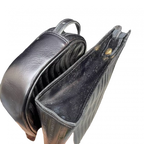 VALENTINO  LOTX2 Mario Valentino 2 pièces Sac bandoulière, pochette cuir noir logo vendu à l'unité