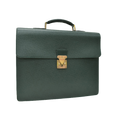LOUIS VUITTON Porte-document LV Moscova vert taiga épicéa