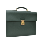 LOUIS VUITTON Porte-document LV Moscova vert taiga épicéa