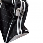 COURRÈGES Sac Boston Courrèges Y2K Noir blanc carreaux Grande Capacité