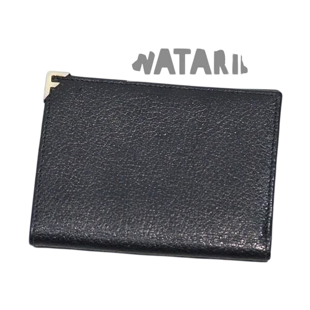 Salvatore Ferragamo Black Leather Bifold Wallet