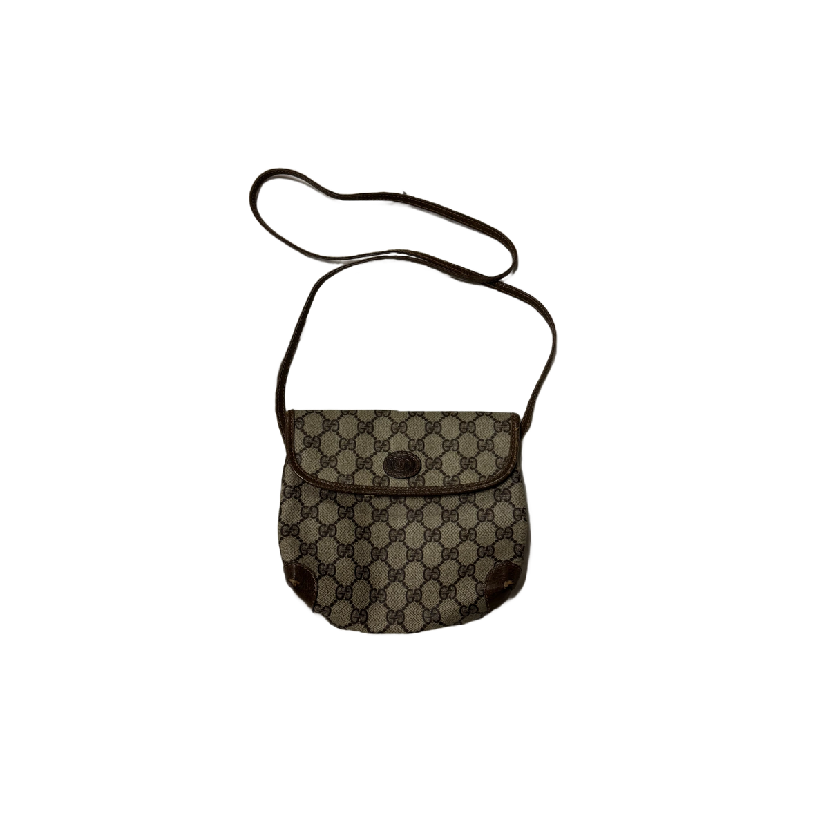 GUCCI Sac bandoulière Gucci monogramme GG toile marron