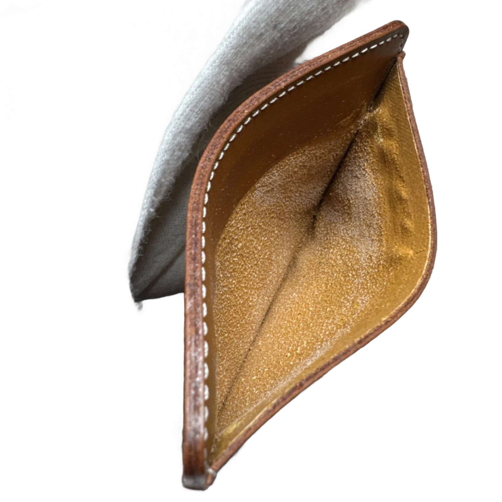 COURRÈGES Porte-carte cuir marron unisex