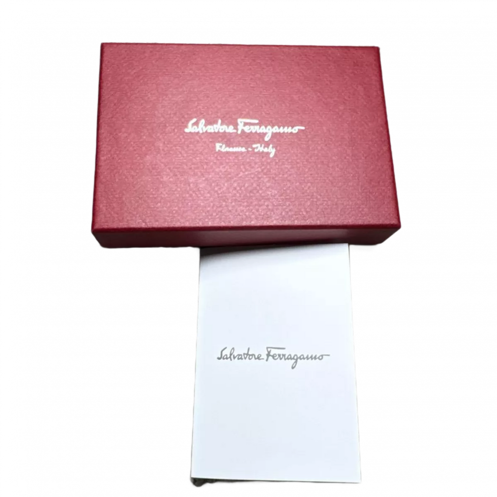 FERRAGAMO Porte-clé en cuir Salvatore Ferragamo, marron