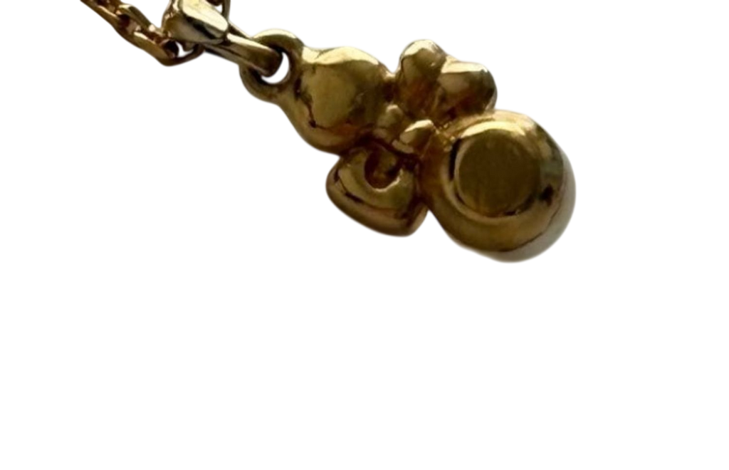 Courrèges Paris Gold-Tone Pearl